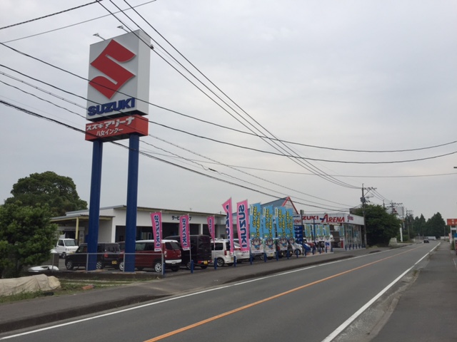 福岡中央スズキ自動車販売(株)　アリーナ八女インター